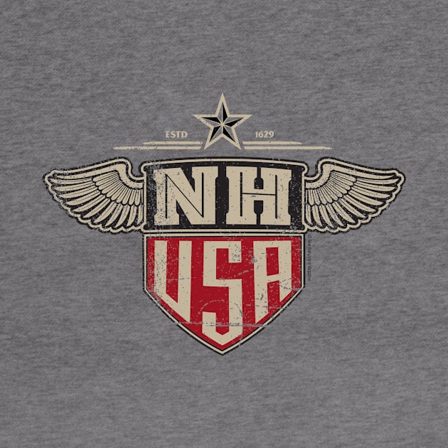 New Hampshire USA Shield by New Hampshire Magazine